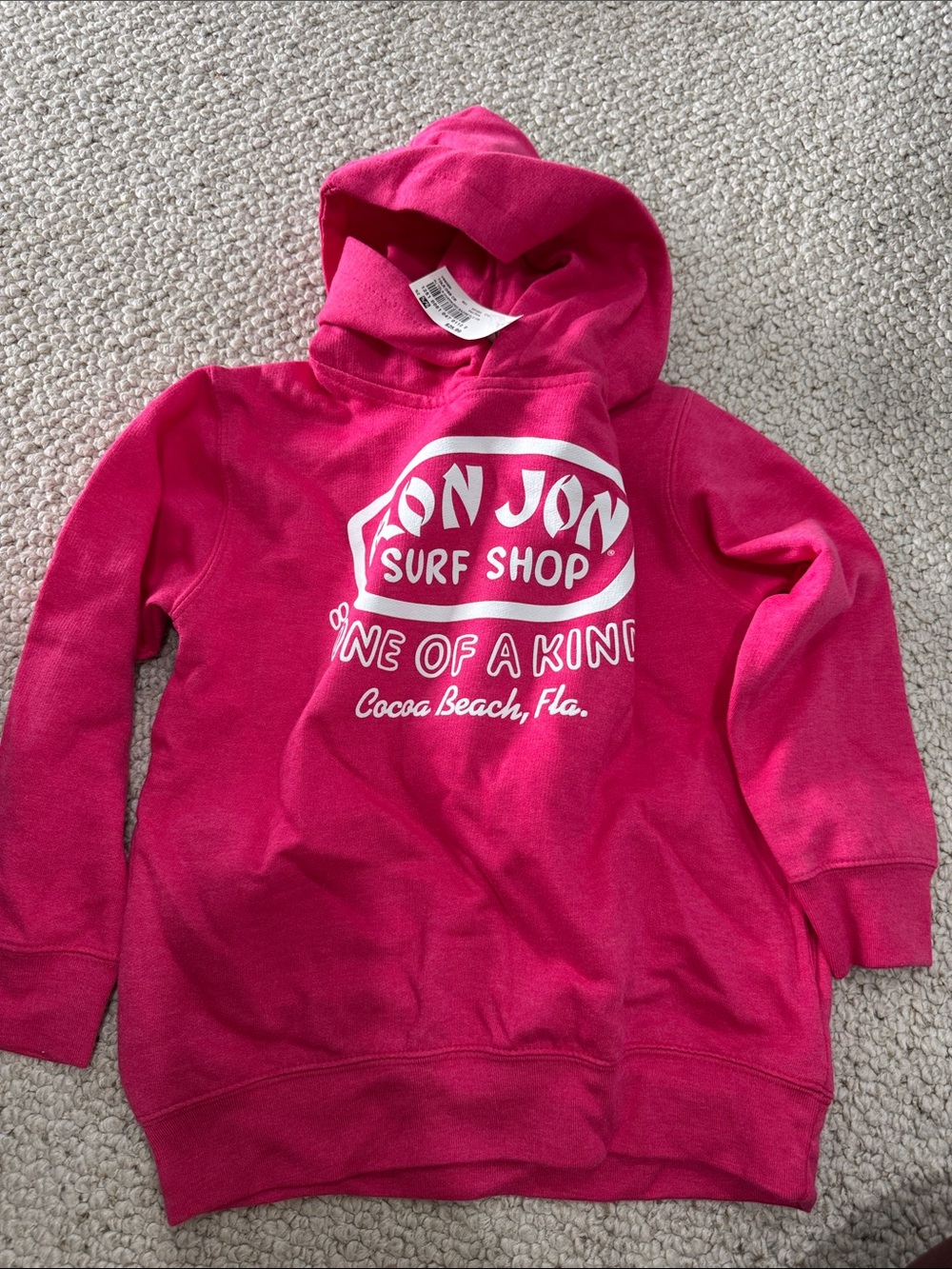 Girls' Hot Pink Hoodie - Ron Jon